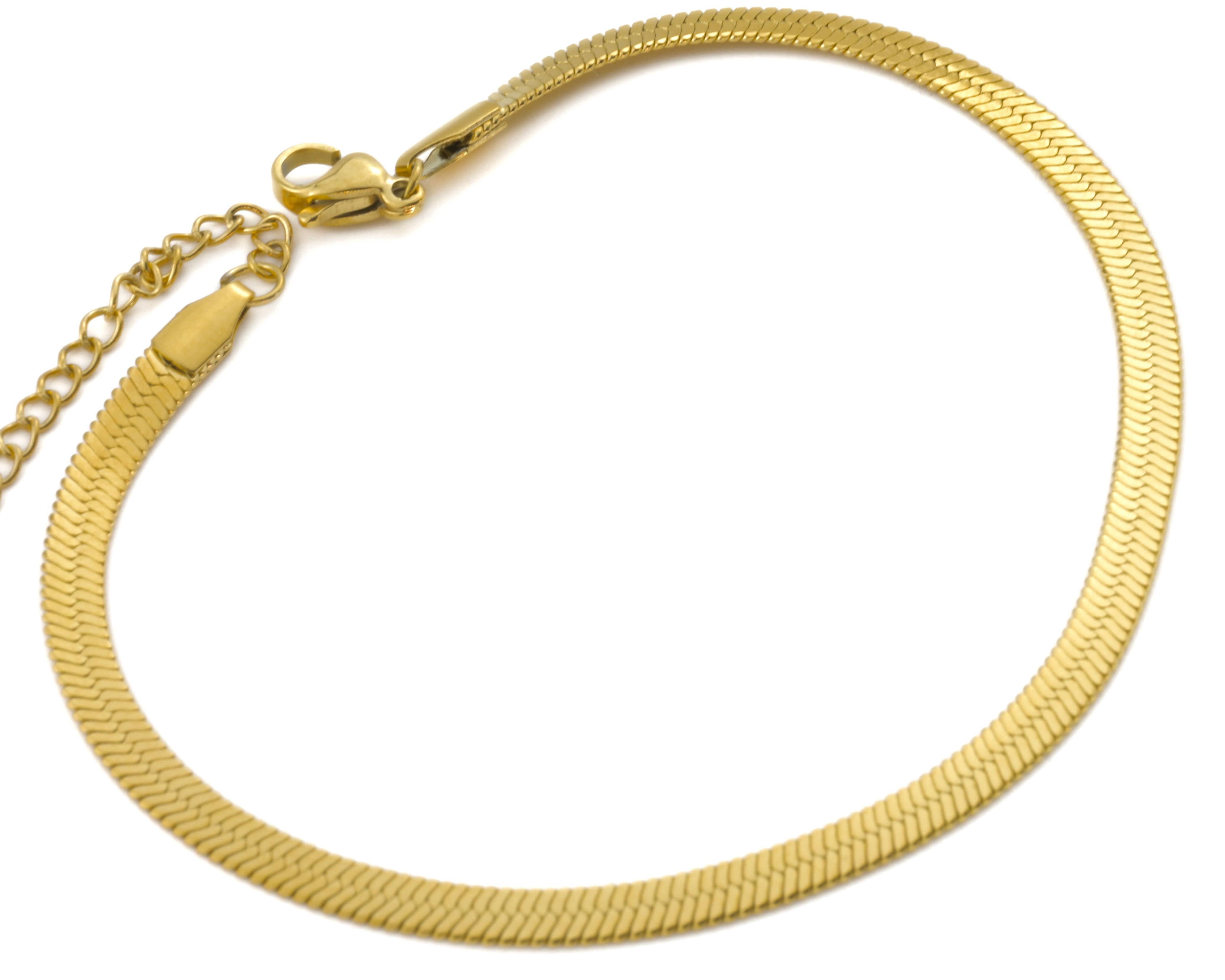 Herringbone Anklet