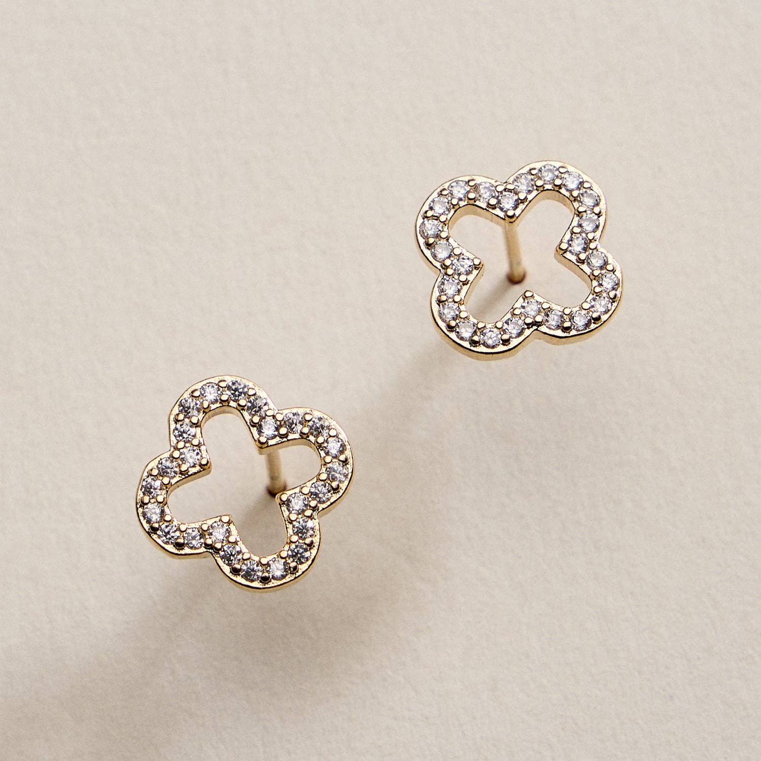 Clover Glow Studs