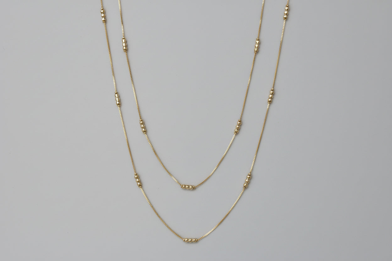 Lena Box Chain Necklace