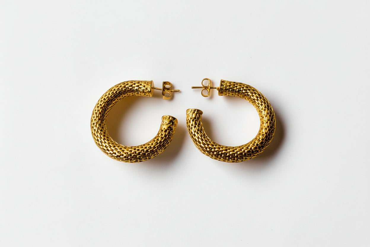 Hoop Stud Earrings