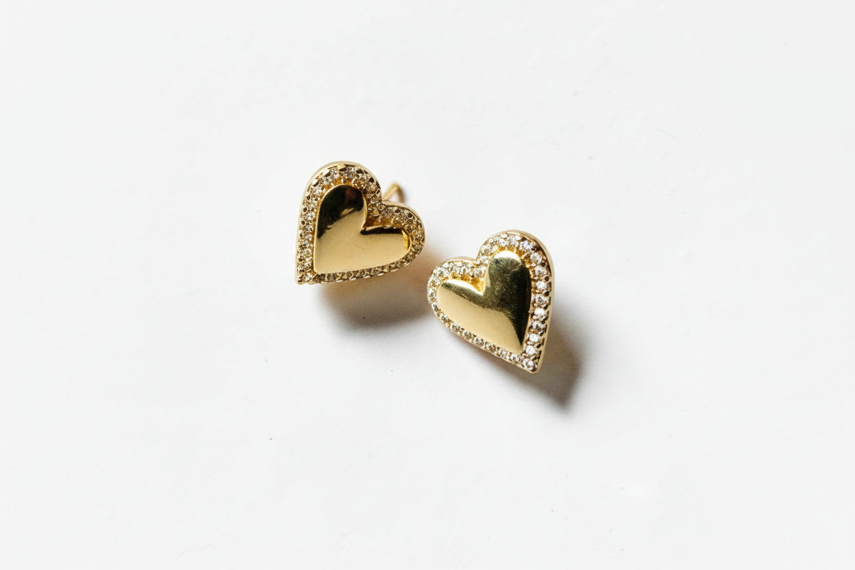Dainty Heart Earrings