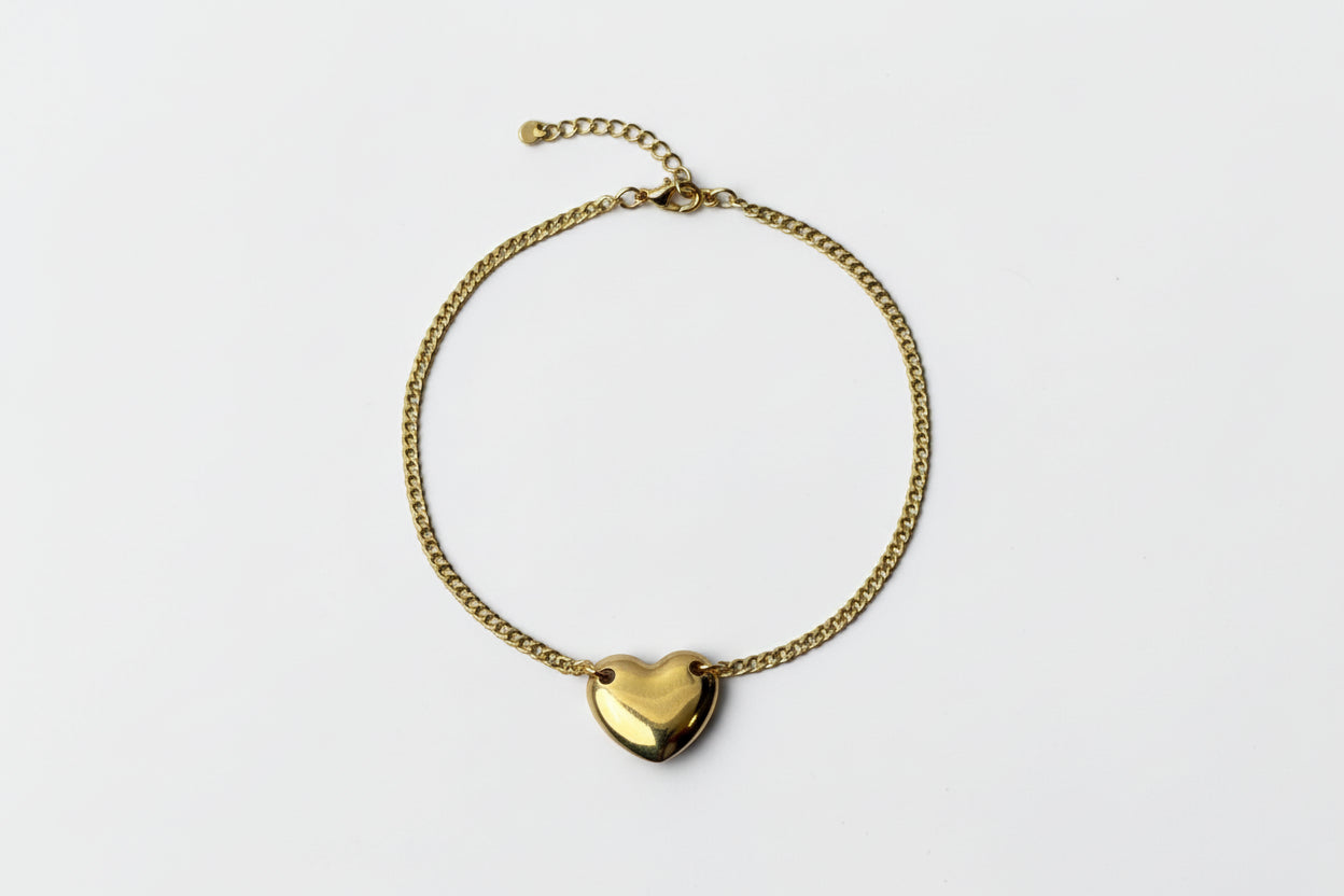 Celeste Heart Anklet